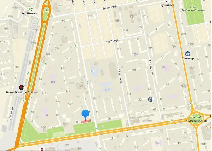 1-ная по адресу глушко 28 Апартаменти